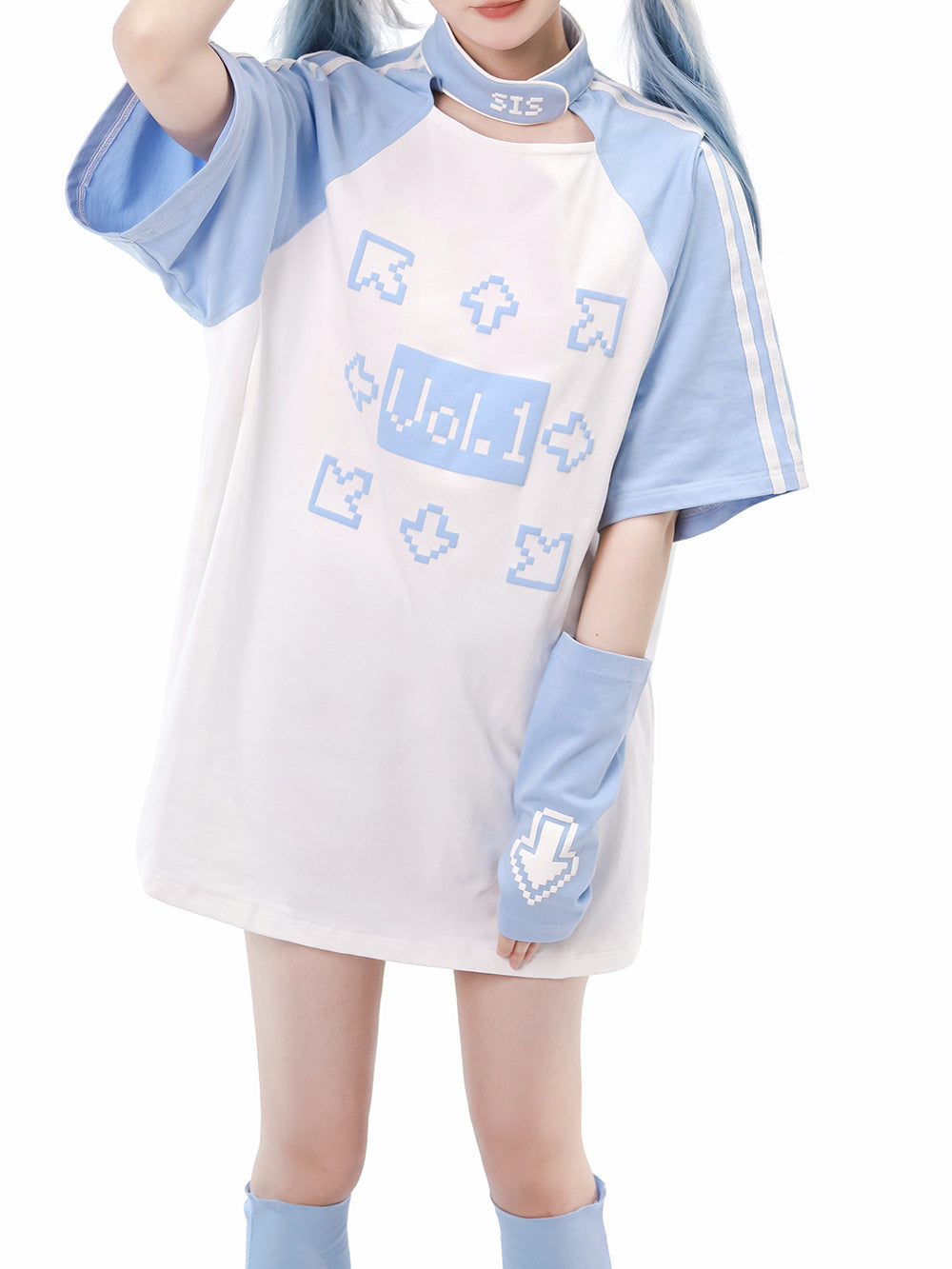 Pixel Arrow T Shirt Shorts