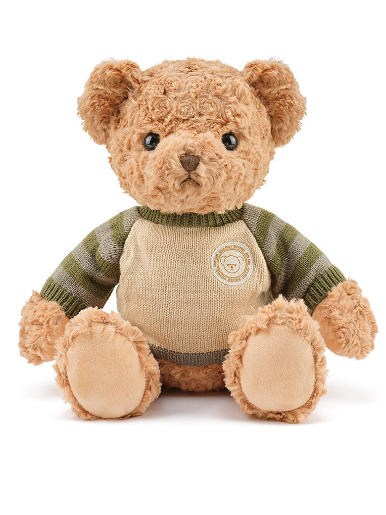 Cute Curly Rose Plush Teddy Bear Doll