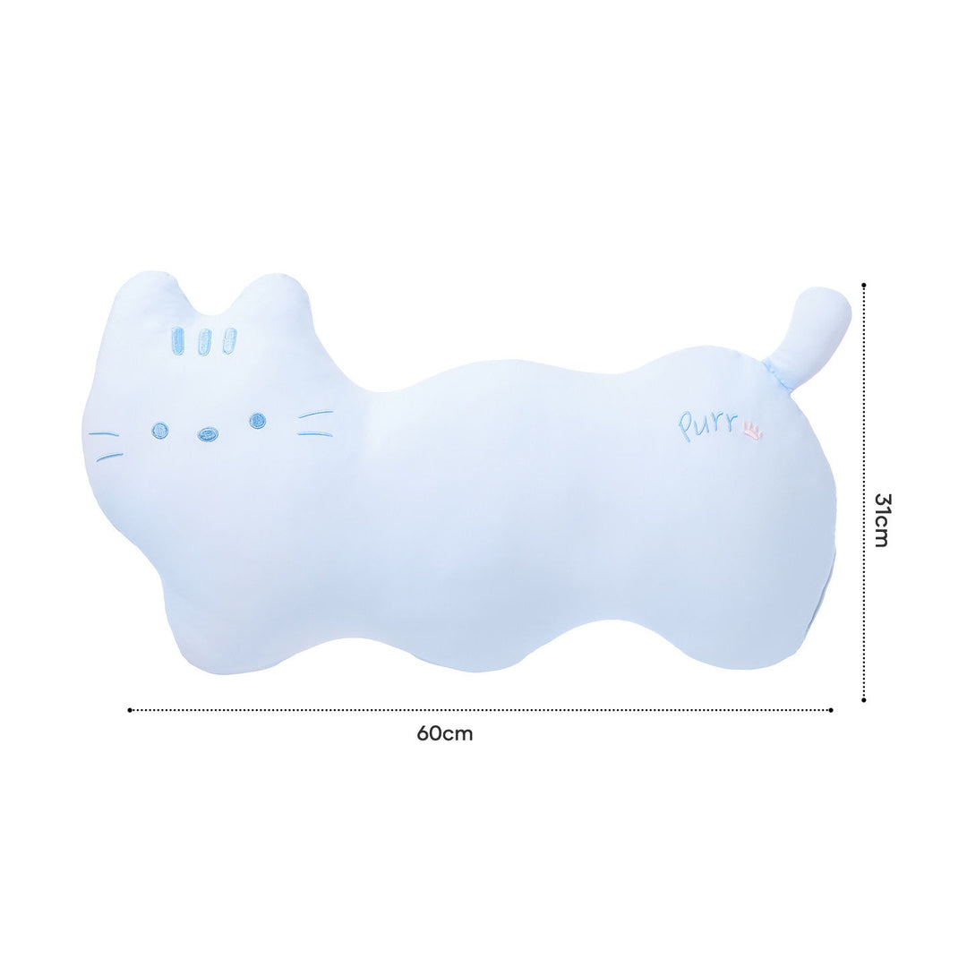 Long Cat and Puppy Plush Pillow
