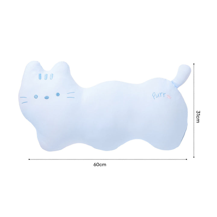 Long Cat and Puppy Plush Pillow