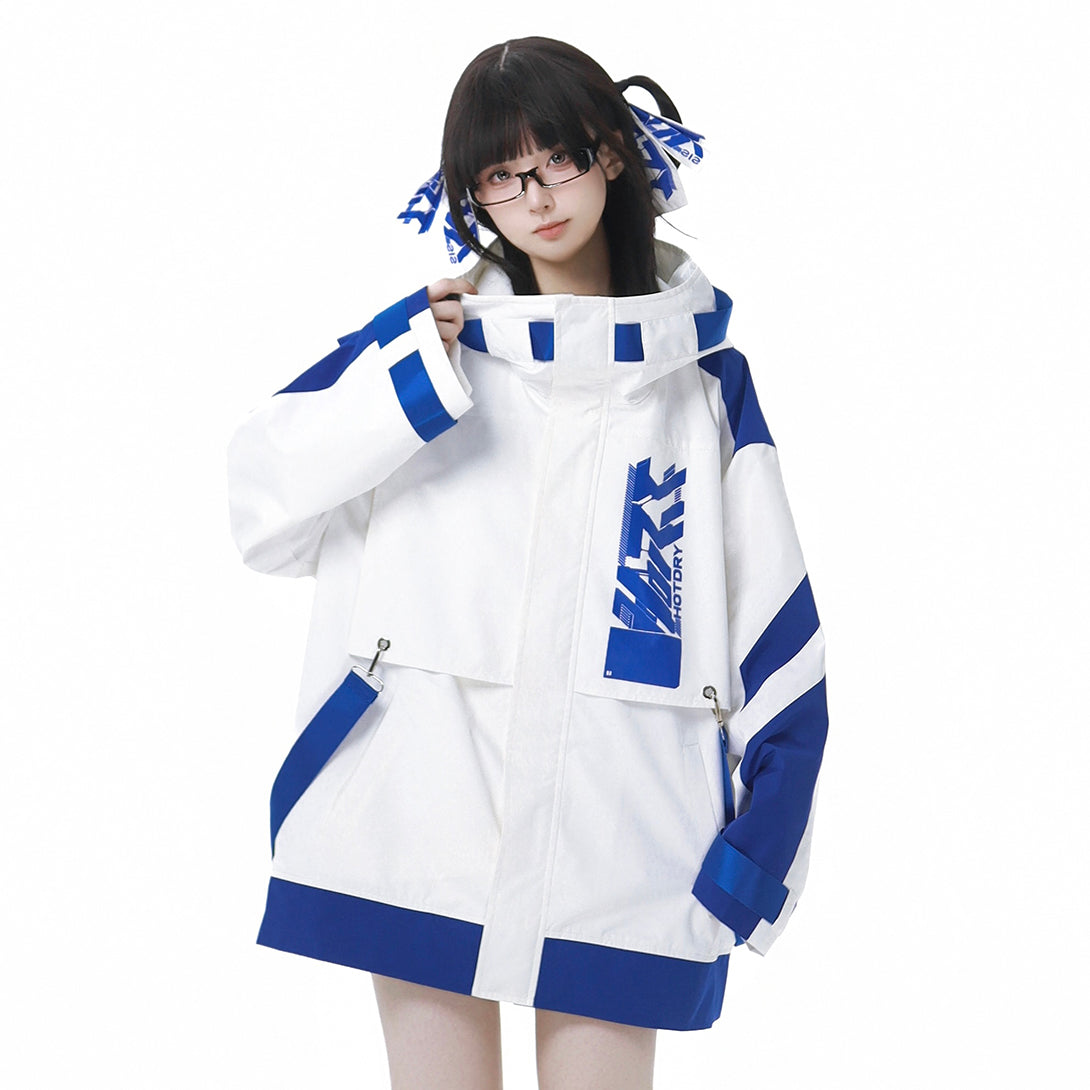 Jirai Kei Techwear Straps Design Thin Jacket Leg Warmers Shorts