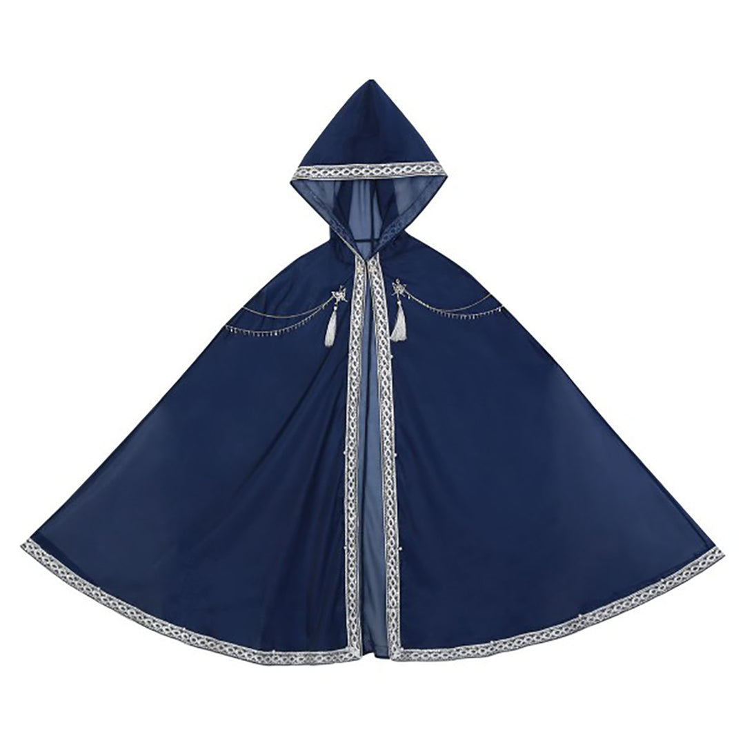 Eternal Day Priestess Blue Cloak Dress with Accessories