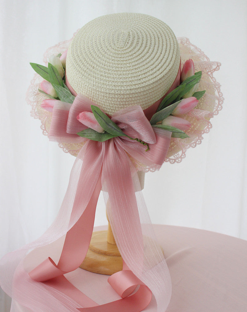 French Tulip Straw Hat