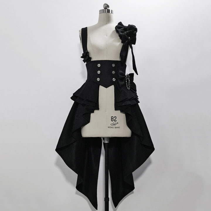 Bunny Theater Black Irregular Corset Belt