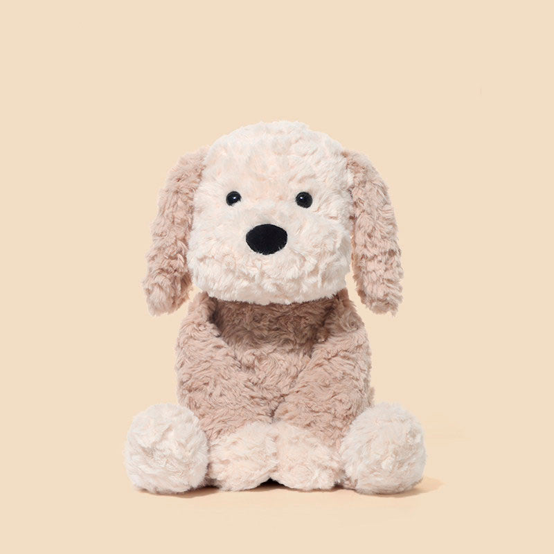 Beige Floppy Ear Dog Plush Toy
