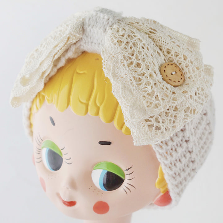 Japanese Mori Girl Knitted Lace Headband