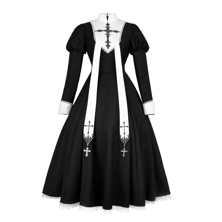 Nun Goth Black Lolita Dress