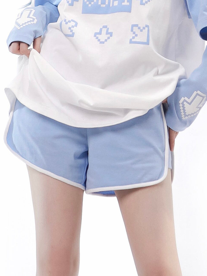 Pixel Arrow T Shirt Shorts