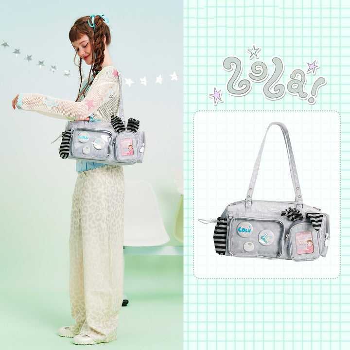 Star Clear Pocket Shoulder Bag