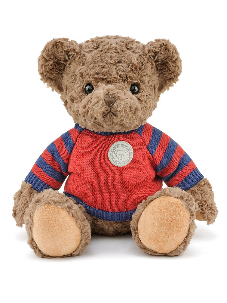 Cute Curly Rose Plush Teddy Bear Doll