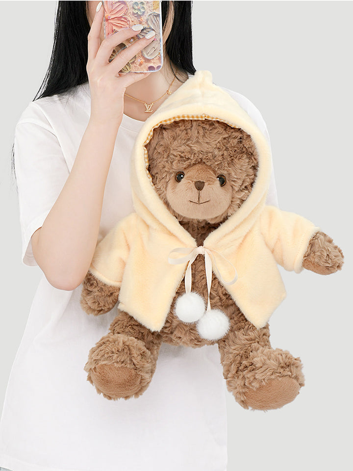 Cute Hooded Cloak Teddy Bear Plush