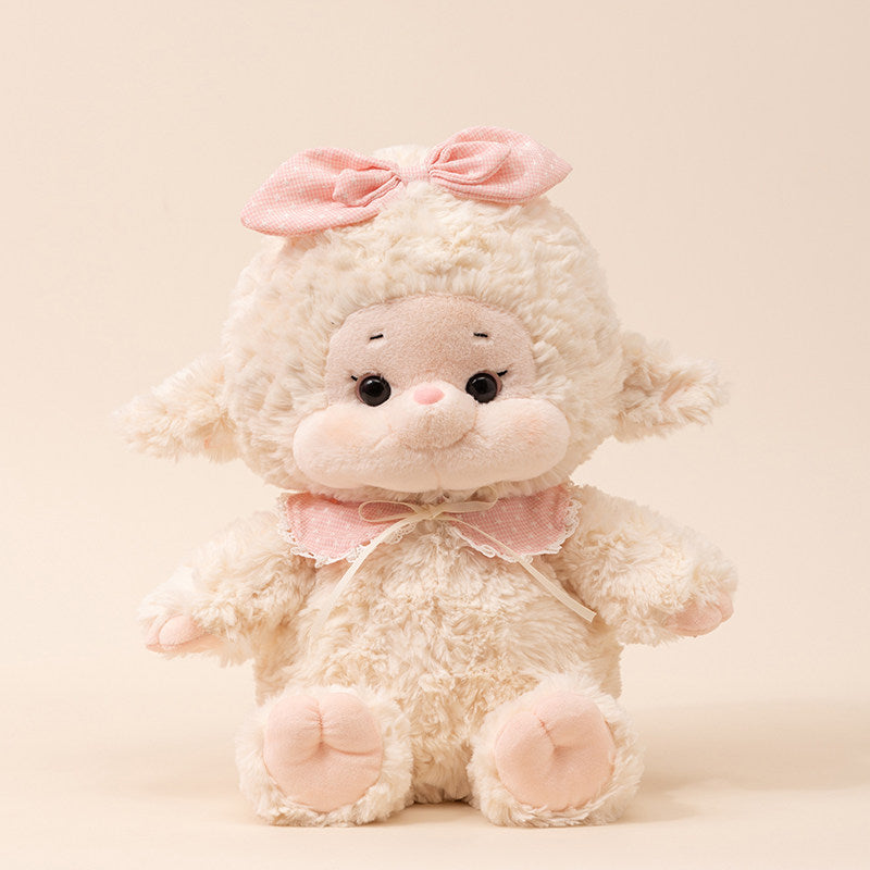 Lamb and Bunny Plush Doll Soft Stuffed Toy