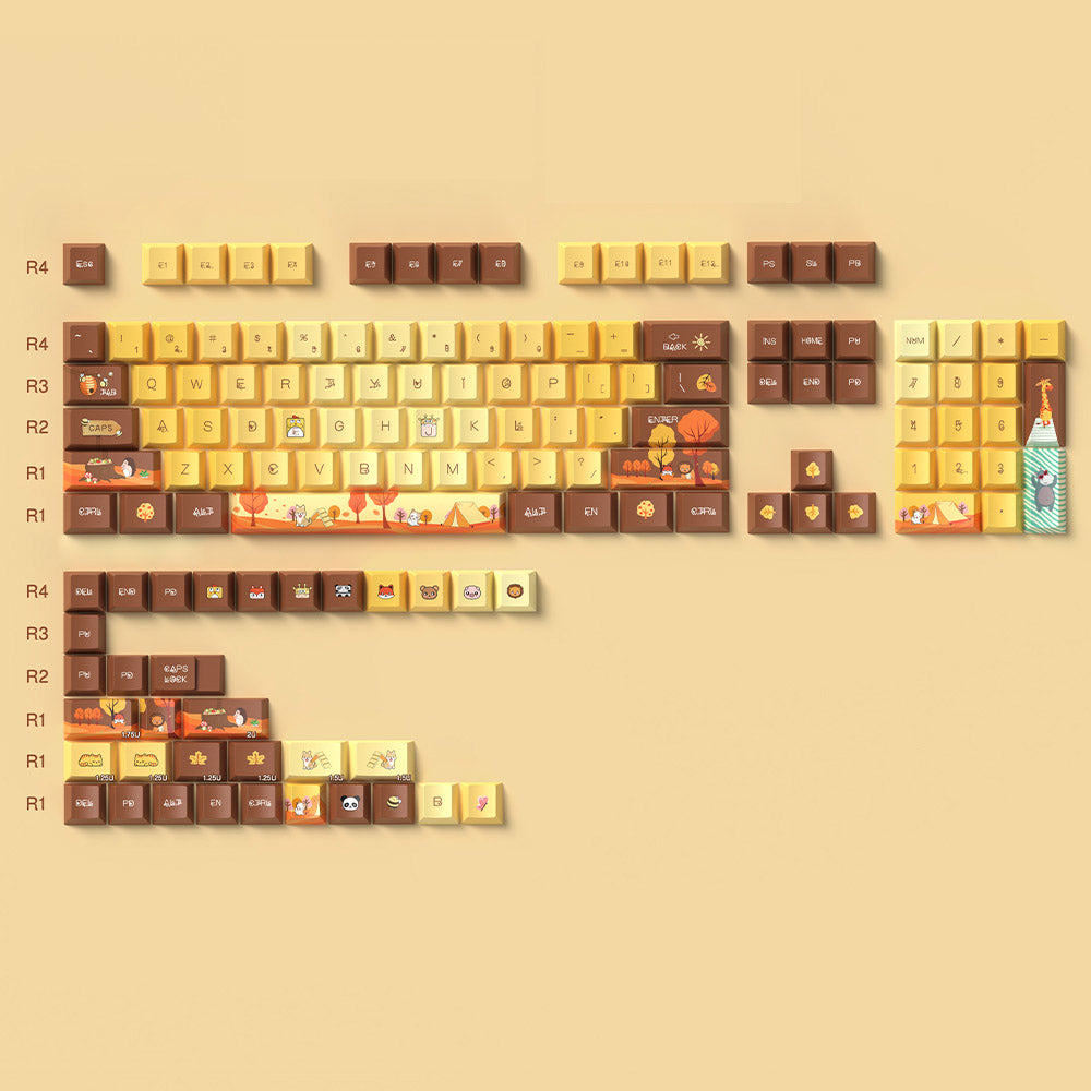 Autumn Theme Keycaps Set for Mechanical Keyboards