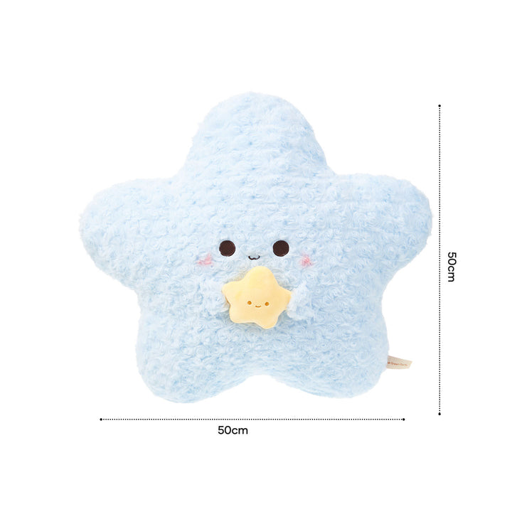 Pastel Curly Star Plush Pillow