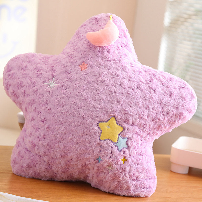 Pastel Star Moon Plush Pillow