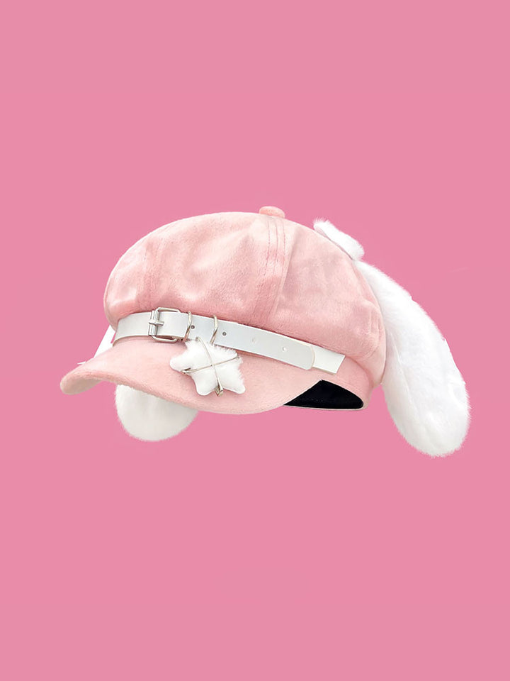 Cute Pink Anime Cat Ear Caps