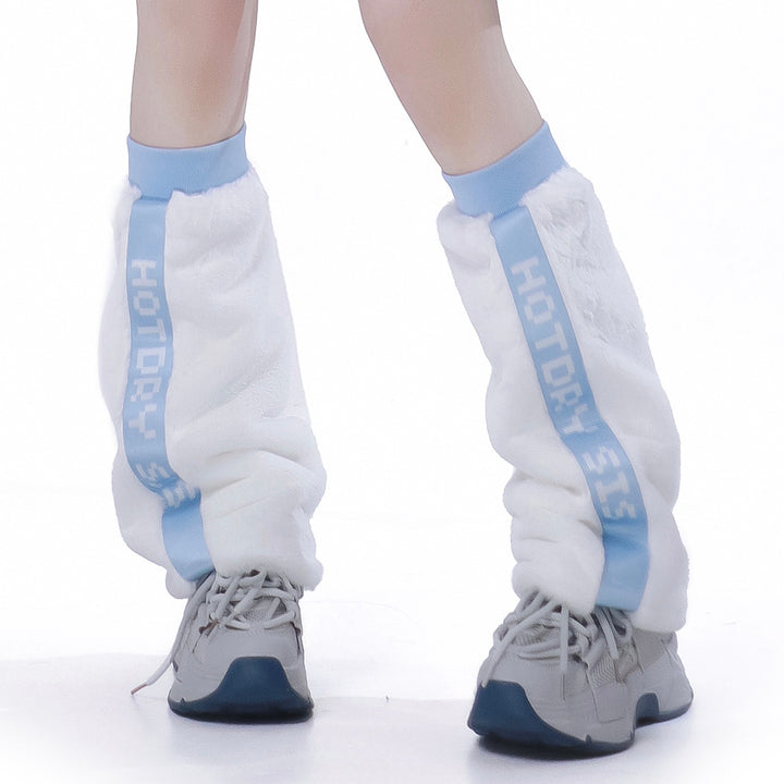 Stellar Wave Plush Jacket Shorts Pants Leg Warmers Headband