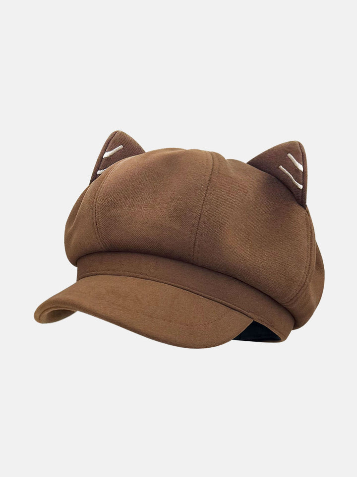 Cute Brown Animal Ear Caps