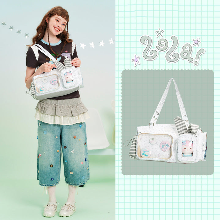 Star Clear Pocket Shoulder Bag