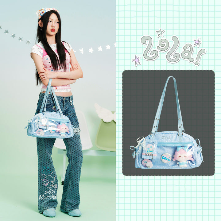 Transparent Ita Shoulder Bag