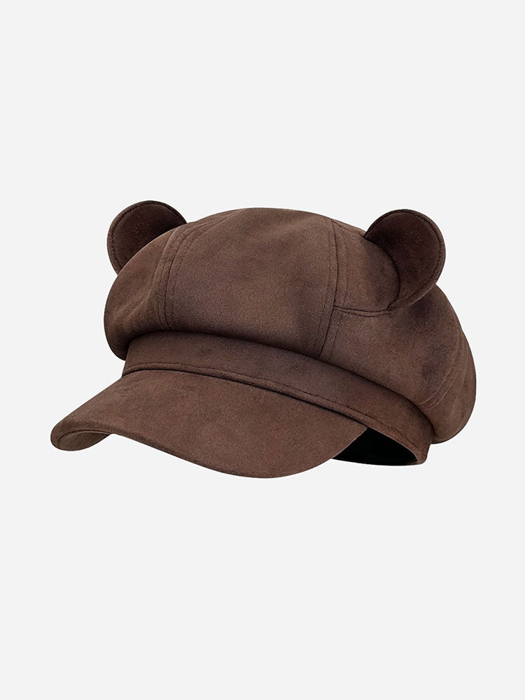 Cute Brown Animal Ear Caps