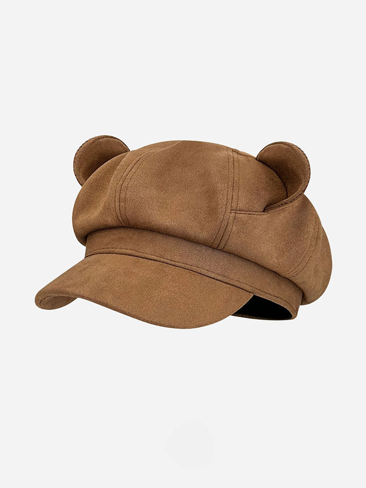Cute Brown Animal Ear Caps