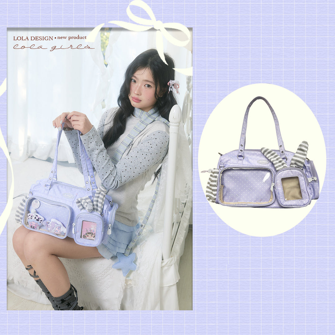 Star Clear Pocket Shoulder Bag