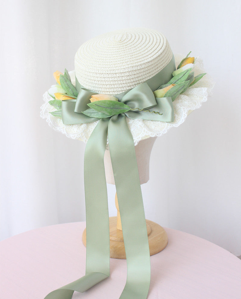 French Tulip Straw Hat