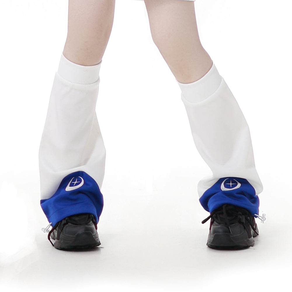Cyber Y2K Hooded Jacket Shorts Pants Arm Sleeves Leg Warmers Headpiece