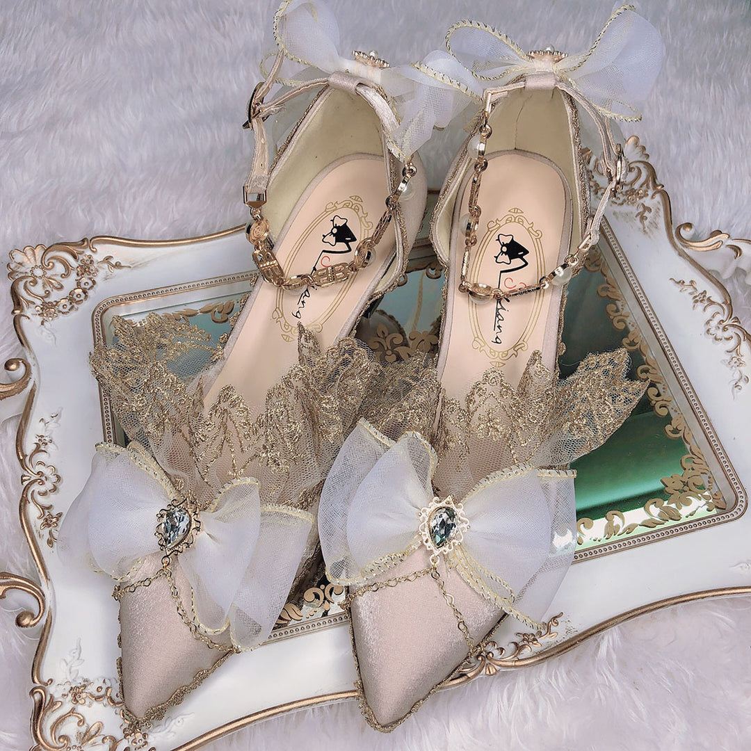 Vintage Glamorous Princess High Heels