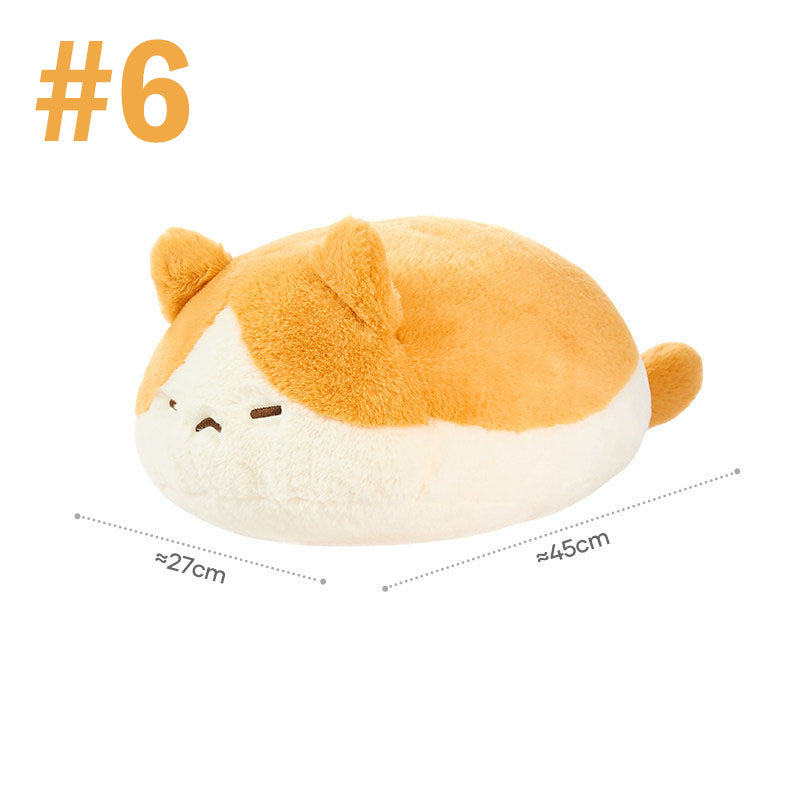 Sleepy Cat Plush Pillow