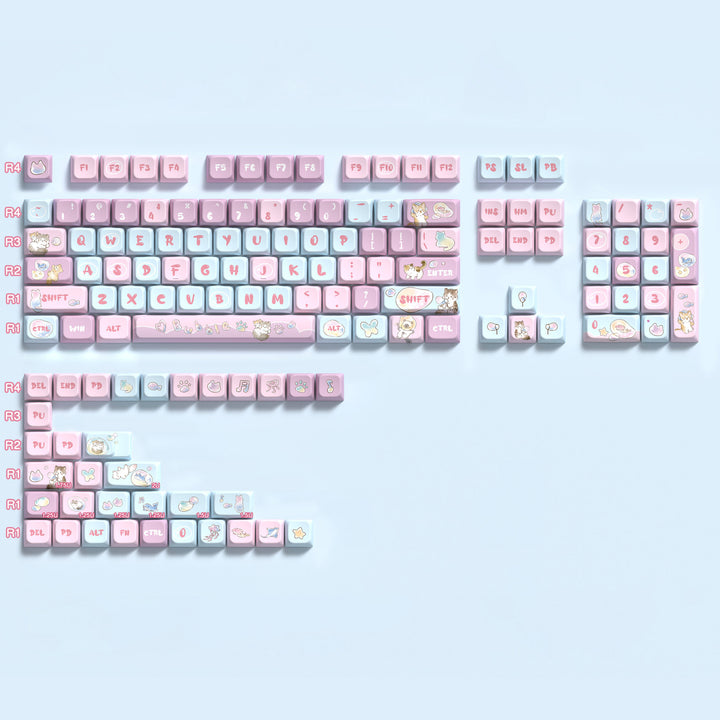 Cute Bubble Cat Keycap for Mechanical Keyboards