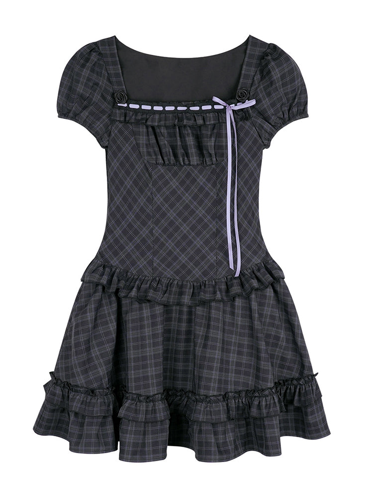 Gothic Plaid Series Dress