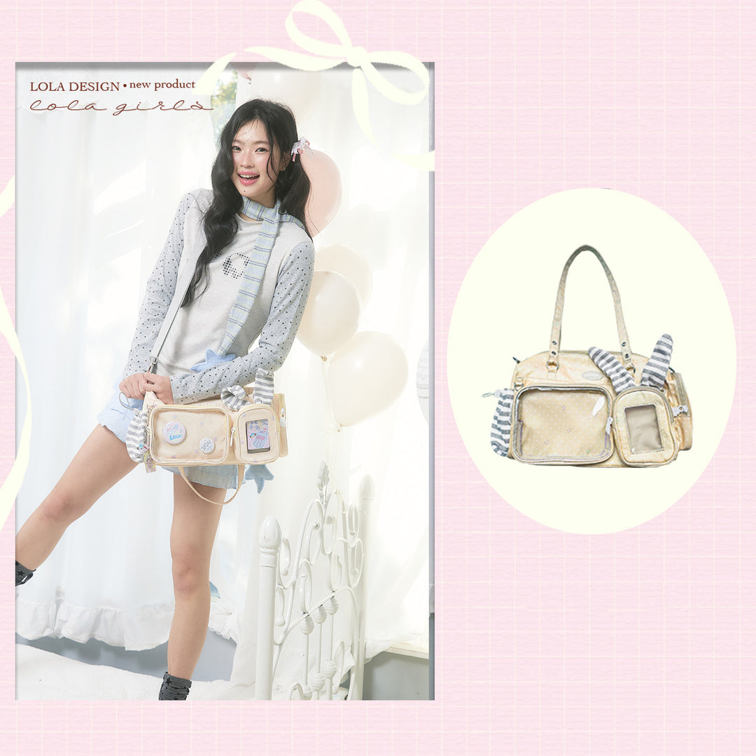 Star Clear Pocket Shoulder Bag