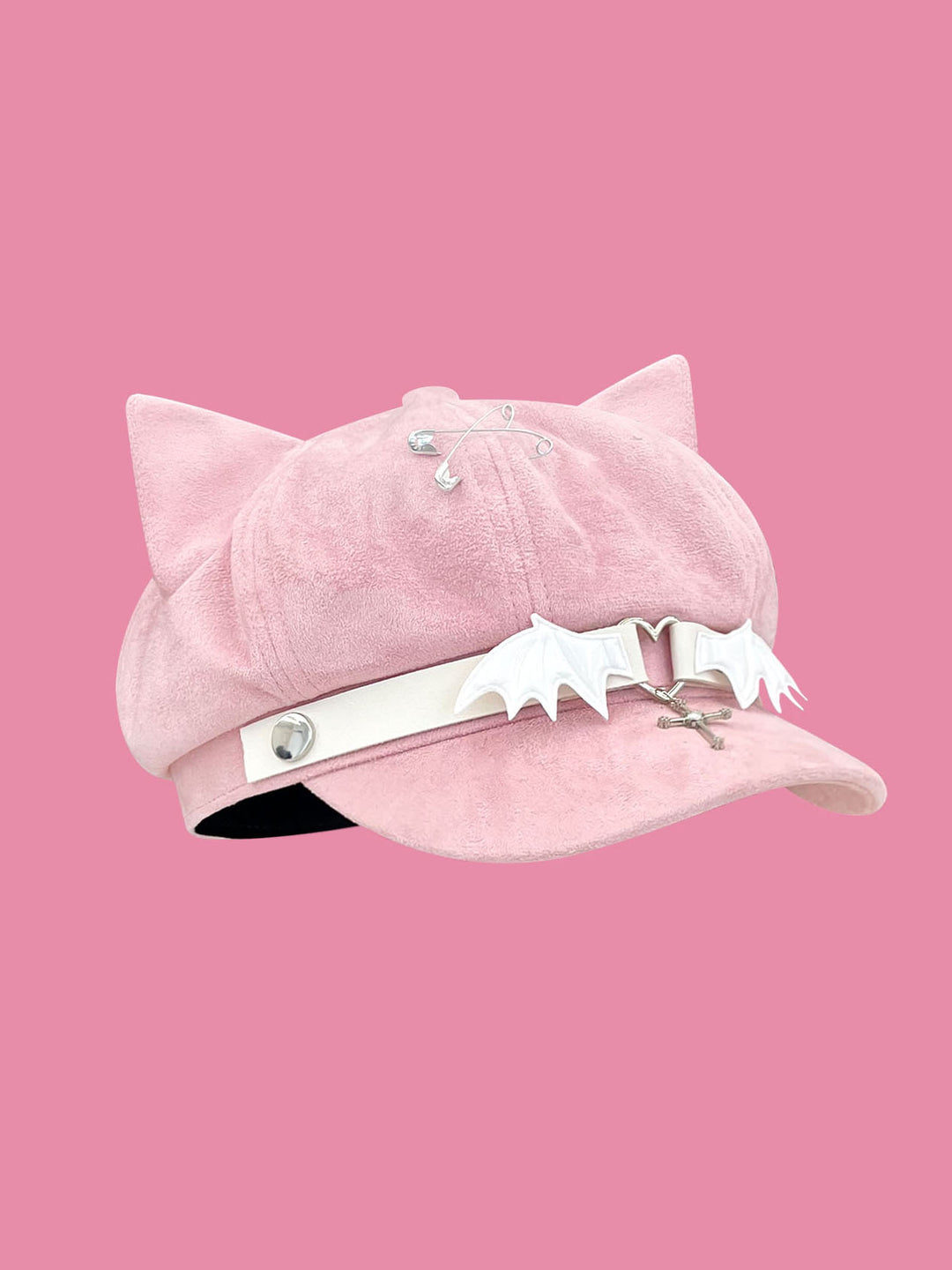 Cute Pink Anime Cat Ear Caps