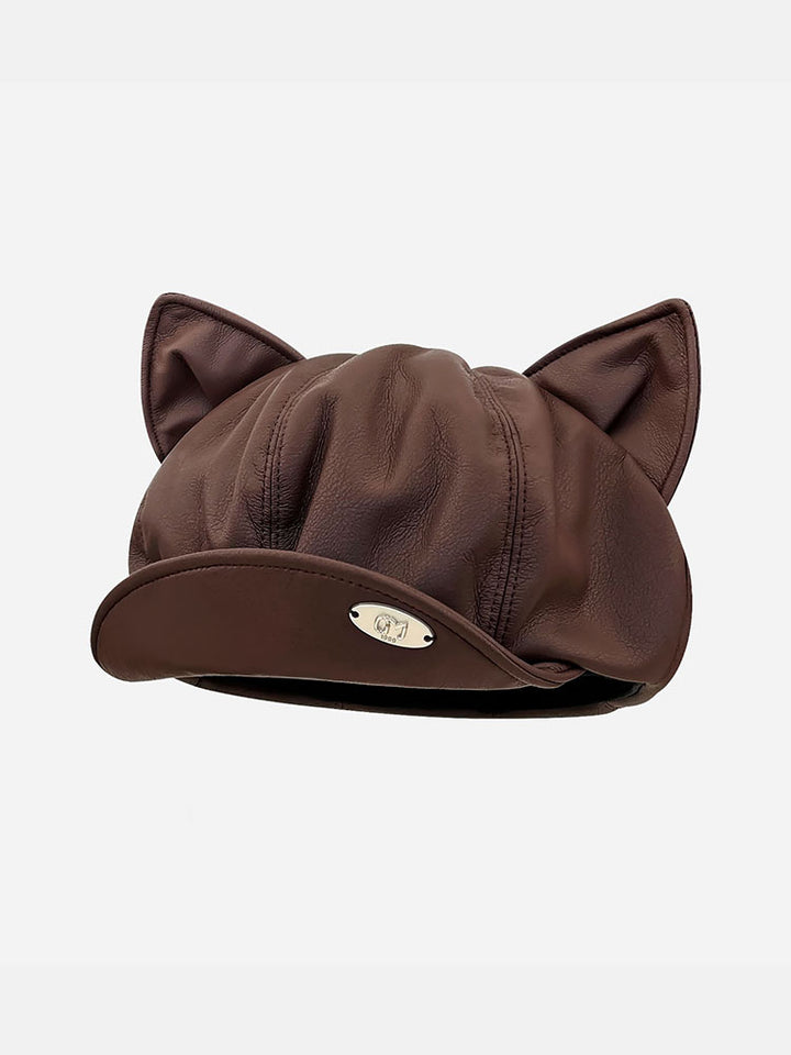 Cute Brown Animal Ear Caps