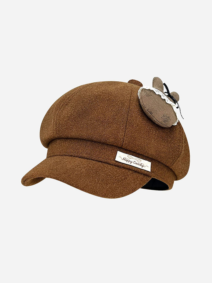 Cute Brown Animal Ear Caps