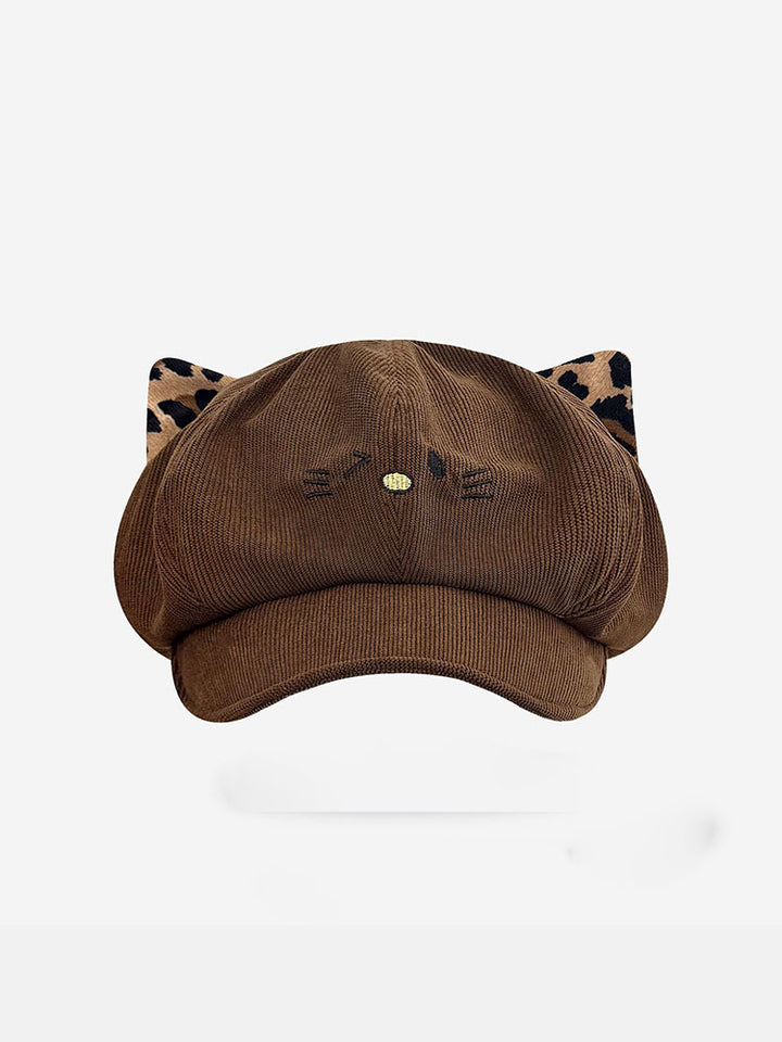Cute Brown Animal Ear Caps