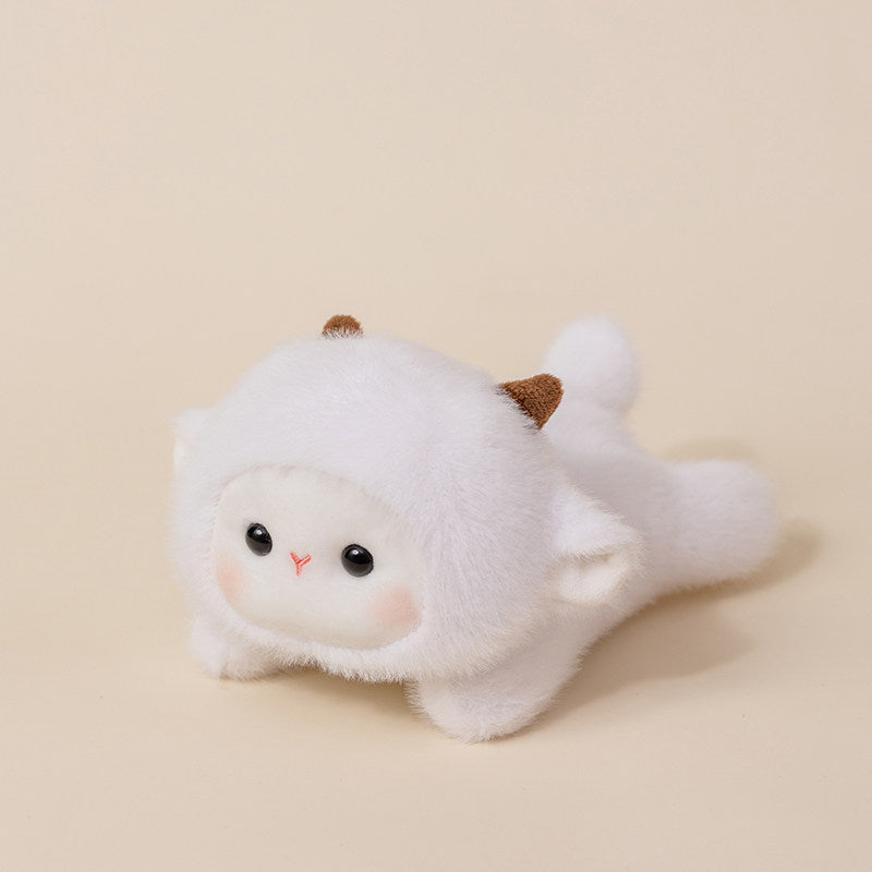 Cute Animal Plush Hand Puppet Desk Wrist Rest Doll