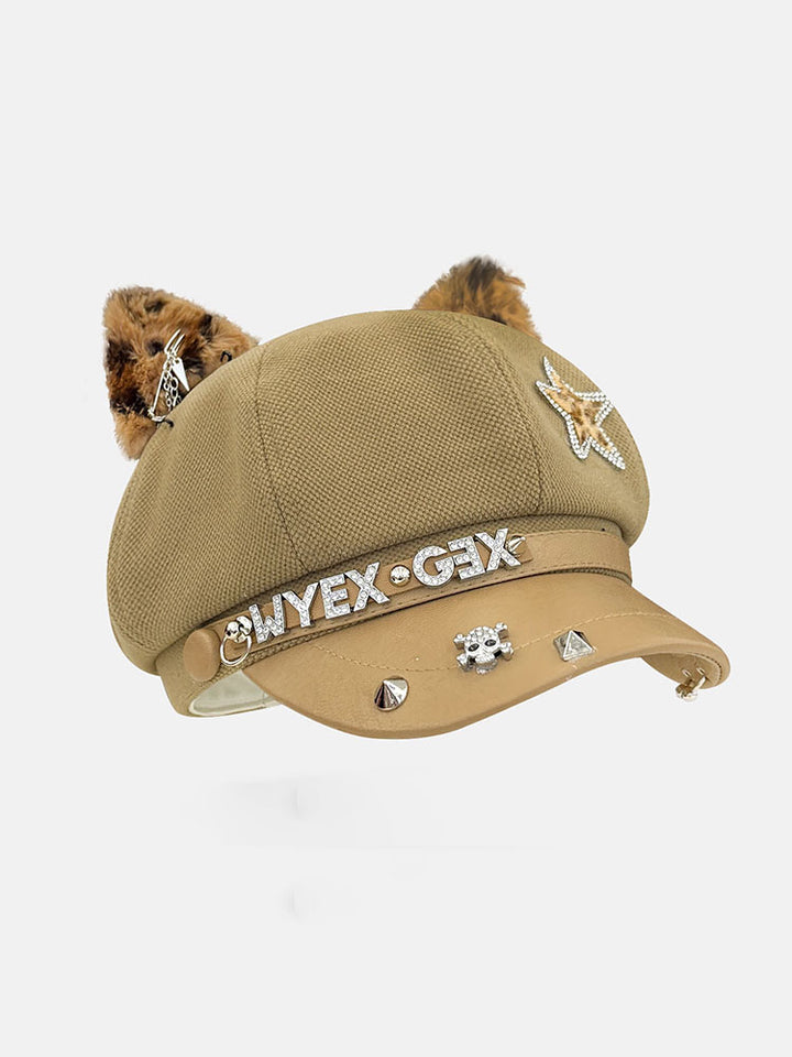 Cute Brown Animal Ear Caps