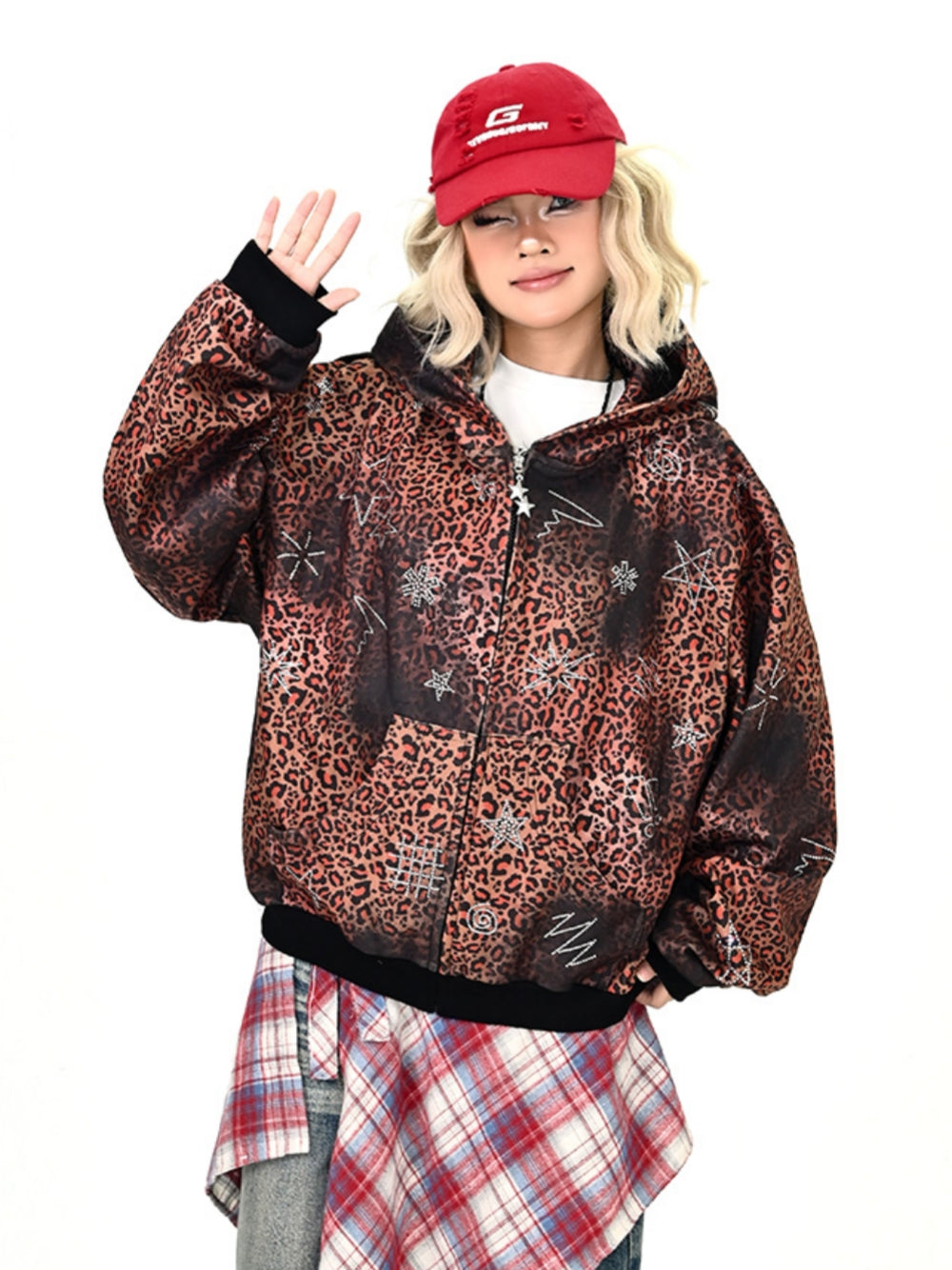 Streetwear Graphic Hooded Jacket