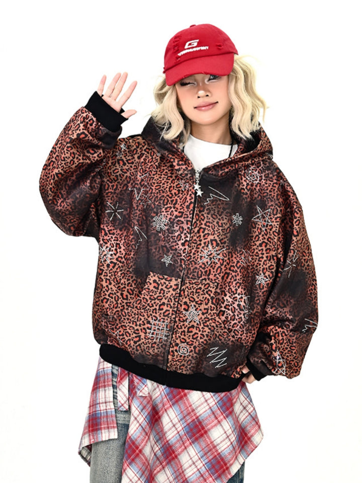 Streetwear Graphic Hooded Jacket