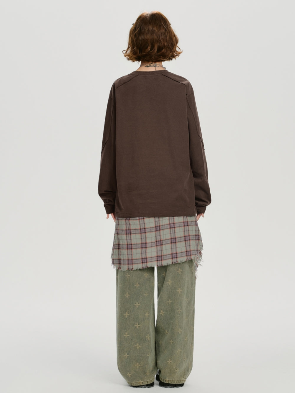 Studded Vintage Graphic Long Sleeve Top