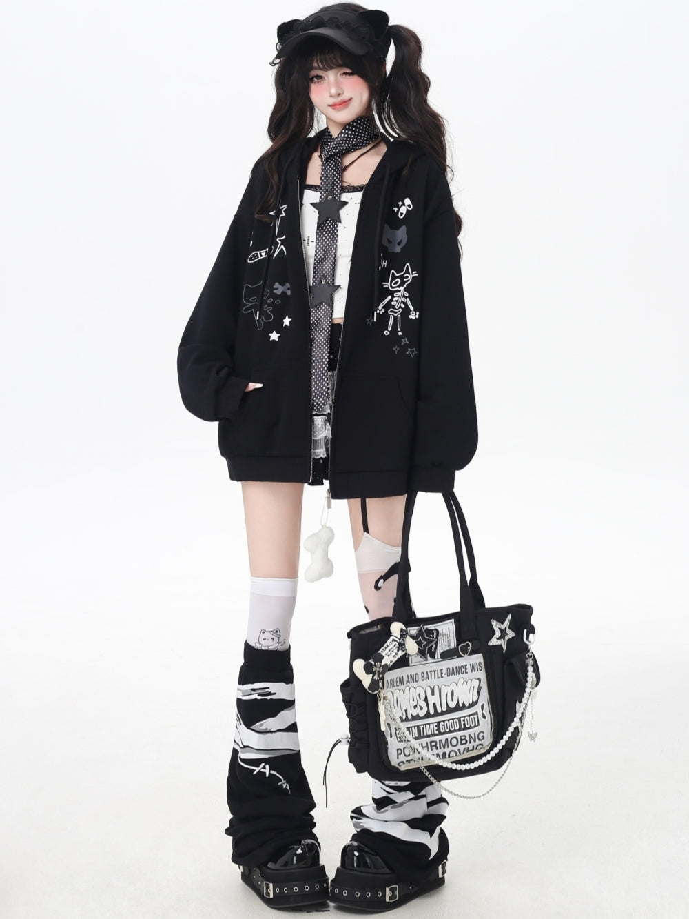 Sweet Y2K Kawaii Zip-Up Jacket – Juwas