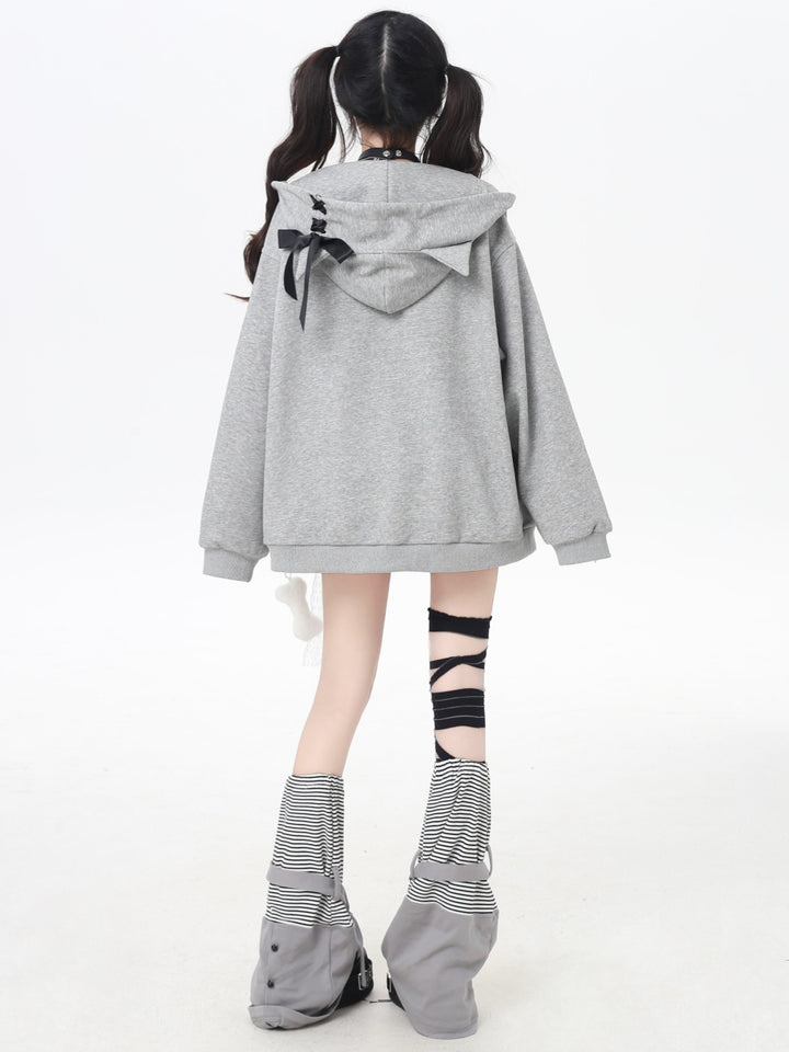 Sweet Y2K Kawaii Zip-Up Jacket