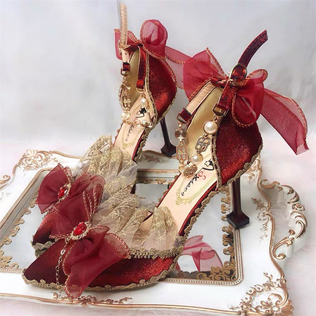Vintage Glamorous Princess High Heels
