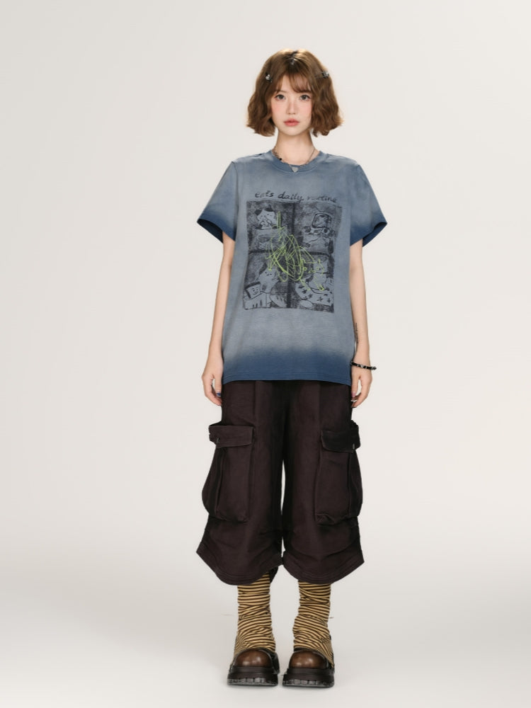 Vintage Washed Navy Tee