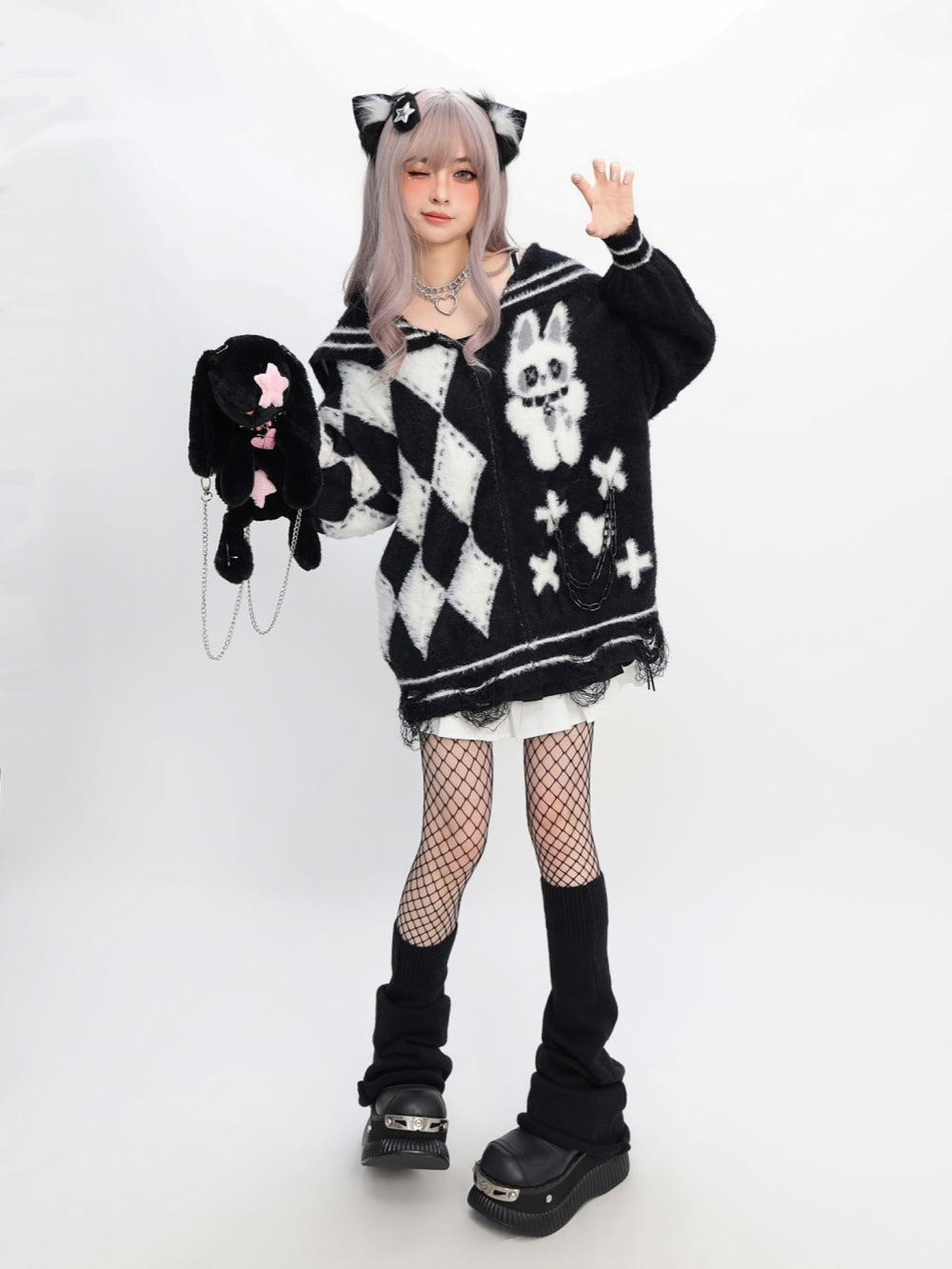 Wonderland Sailor Cardigan - Ultra Soft Sweet & Edgy Chic
