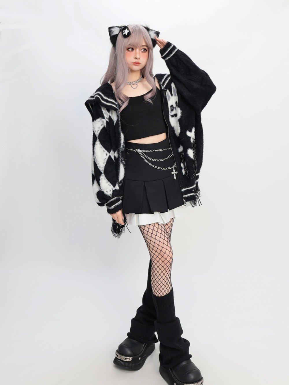 Wonderland Sailor Cardigan - Ultra Soft Sweet & Edgy Chic