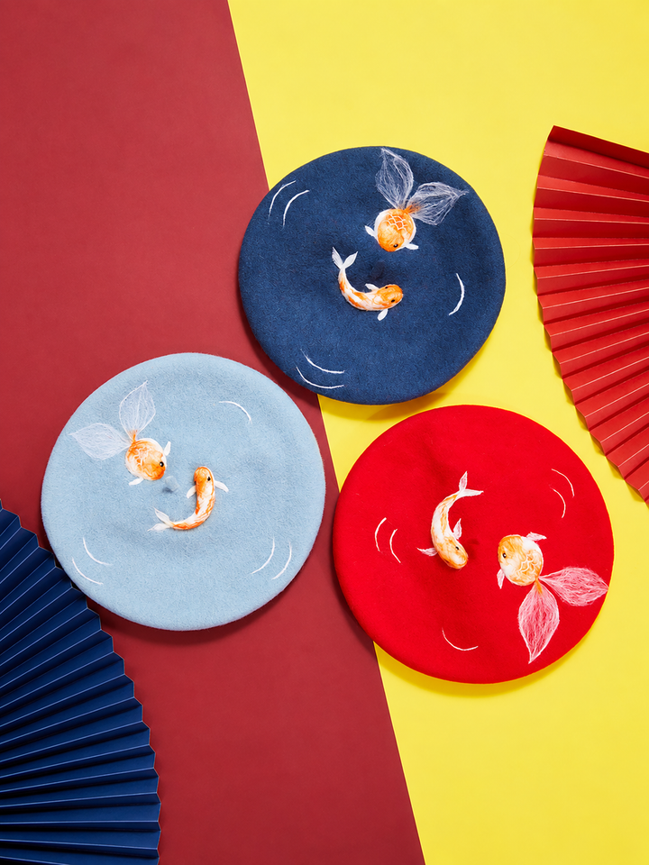 Goldfish Handmade Beret
